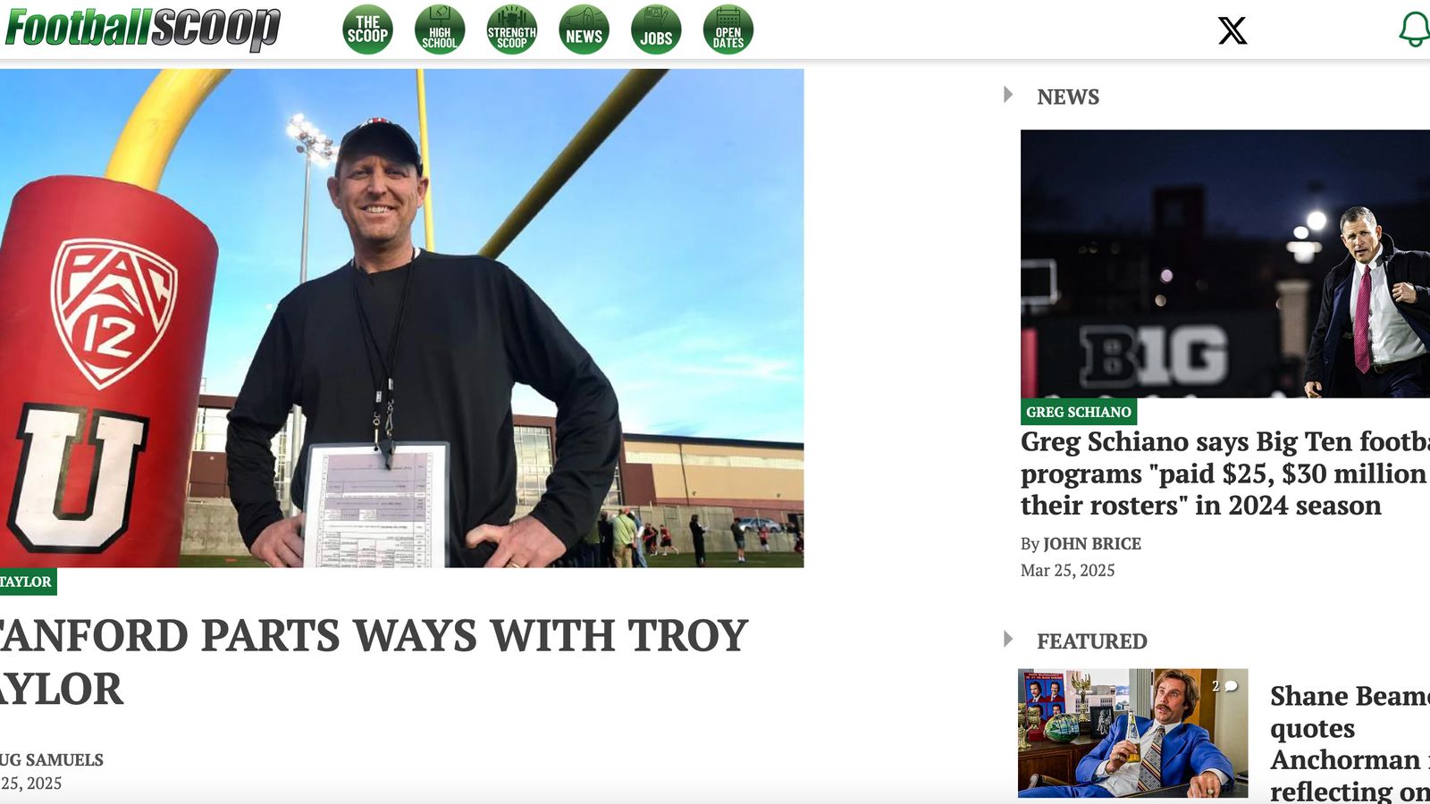 Welcome to the new FootballScoop (Site)